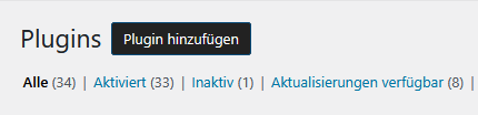 Plugin hinzufügen
